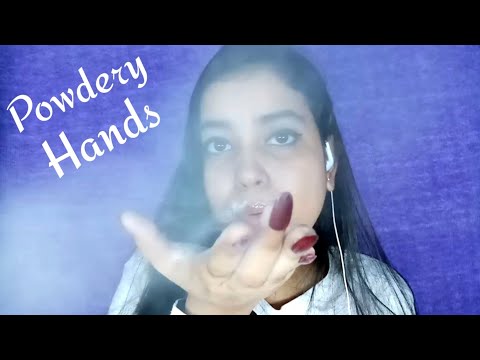 ASMR Hand Movements + Powdery Hand Sounds