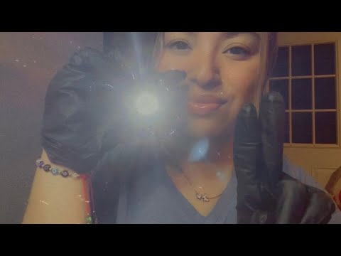 ASMR| Ear exam👂🏼and Eye exam 👀 with tools- personal attention