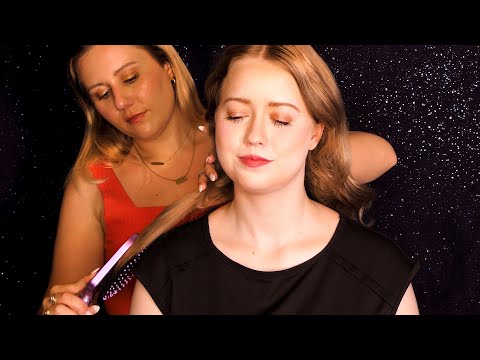 Beautiful ASMR Hair Brushing, Fair Doll gets Pampered, Extreme Tingles, Soft Whispers & Hair Play