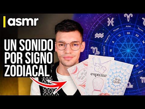 ASMR español 2024 un sonido por signo zodiacal