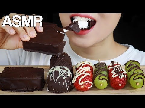 ASMR CHOCOLATE MARSHMALLOWS TRUFFLES FRUITS🍓🍫 EATING SOUNDS MUKBANG