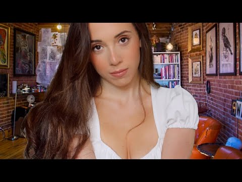 ASMR GIVING YOU A FACE TATTOO | Tattoo Shop Roleplay