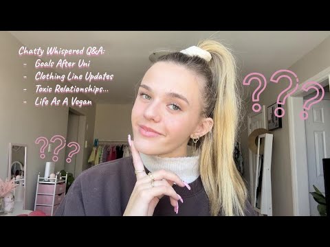 ASMR Q&A 🧸 Plans After Graduation, Toughest Choices I've Made, How My Channel Has Impacted Me, Etc!