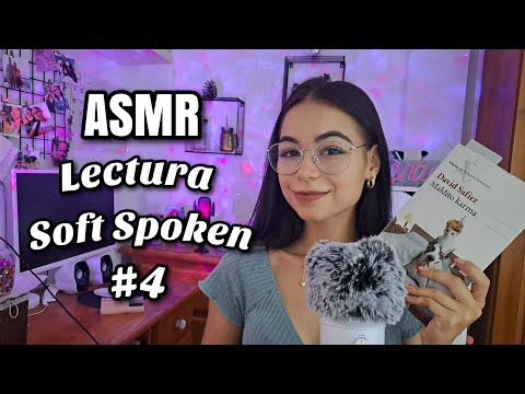 ASMR LECTURA SOFT SPOKEN! #4 📚Libro Maldito Karma | ASMR en español | ASMR para dormir | Pandasmr