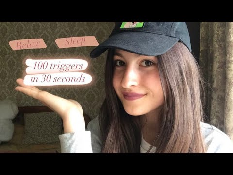 Asmr 100 triggers in 30 seconds /Very fast asmr for relax / Асмр 100 триггеров за 30 секунд
