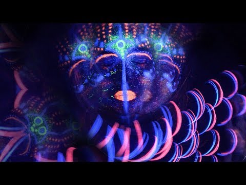 ASMR Neon ULTRA HIPNOTIZANTE para dormir e relaxar com Luz Negra + Mandala - Português BR