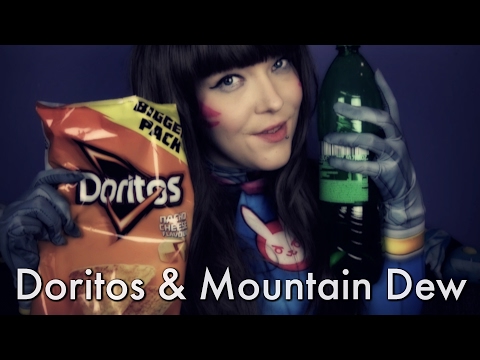 ☆★ASMR★☆ D.Va Overwatch RP | Post-Match Doritos & Mountain Dew