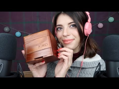 ASMR | New Microphones! Testing Out Wooden Triggers (ft. Jord Wood Watches)