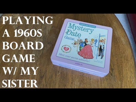 {ASMR} Playing a 1960's Board Game w/ my sister