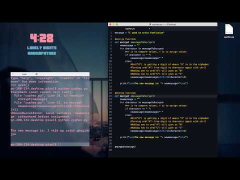 ASMR - Basics of Python, Lesson Two [Making a Cipher] 💻