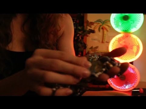 Crinkling, tapping, scratching, playing with beads, ASMR whisper goodness :)