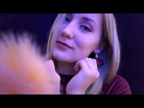 Relaxing Personal Attention for You 😴 // Face Massage & Hair Brushing, Stroking (whispered) ASMR