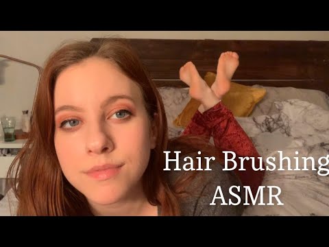 ASMR | Self Hair Brushing ✨ | no tapping, no talking, relaxing sounds for sleep