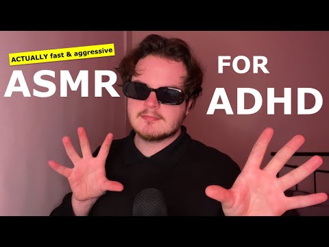 Actually Fast & Aggressive ASMR for ADHD (Unpredictable Triggers, Fast Tapping & Scratching)