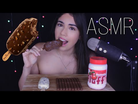 ASMR COMENDO PICOLÉS e MARSHMALLOW - MUKBANG 💦 Sons crocantes