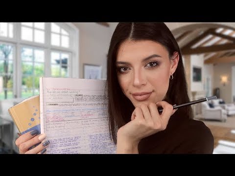 ASMR | Helping Kim Kardashian West Study 📚 (for a Law Exam)