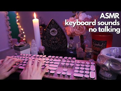 [ASMR] Relaxing Keyboard Typing For Studying & Sleep // No Talking