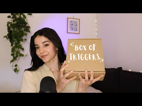ASMR | Box of triggers and whispering