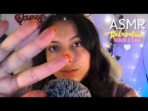 ASMR ✨RELAXATION GUIDÉE sous l’eau 💦(Breathing, Wave sound, Visual, Stressball, Whispers...)