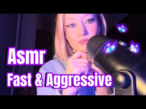ASMR | Fast & Aggressive Triggers for Tingles ⚡️