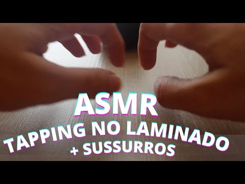 ASMR TAPPING NO LAMINADO (MADEIRA) -  Bruna Harmel ASMR