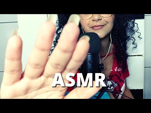 ASMR- Toque na tela + movimentos com as mãos