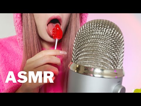 ASMR Sucking a Lollipop with Popping Candy 💦