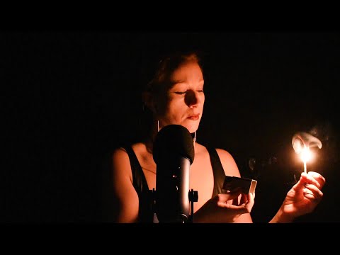 Playing With Fire ASMR: Lighting 20 Matches In The Dark