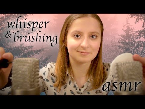 ASMR Whisper & Brushing The Mic