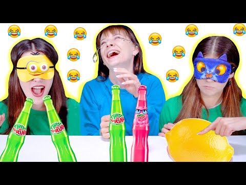 ASMR EATING CHALLENGE NO HANDS, NO FOODS, WITH CLOSED EYES