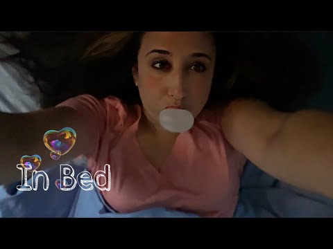 Deep Ear Whispers ASMR Gum Chewing, Snapping, Blowing / Inaudible / Unpredictable/ Fast & Aggressive