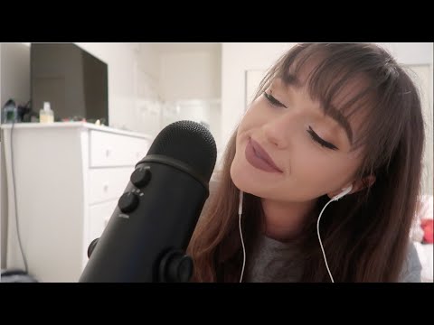 ASMR - Mouth Sounds and Inaudible Whispering (with heavy breathing)