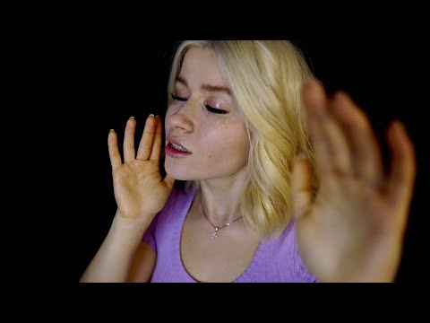 ASMR echo inaudible whisper from ear to ear ✨ Close-up lens kisses. Mouth sounds, breathing