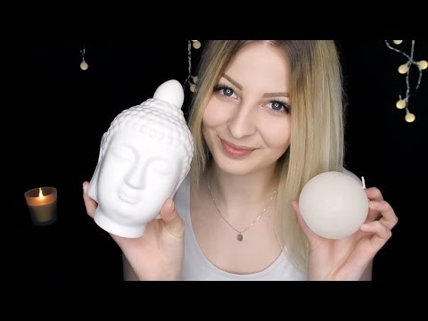 [ASMR] ♡ Entspanntes TAPPING and SCRATCHING with White Objects | german/deutsch