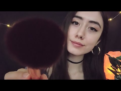 ASMR | Gentle Face Brushing with Layered Sounds 😴 (No Talking)