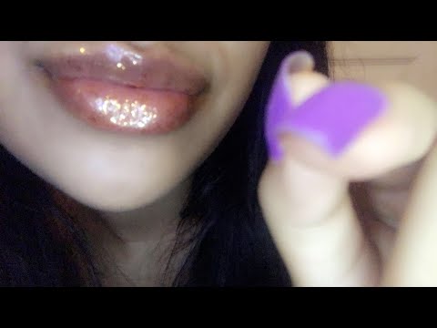 ASMR ~ Up Close Trigger Words With Air Tracing (tingly whispers)