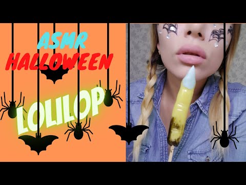 ASMR Lollipop Halloween LICKING