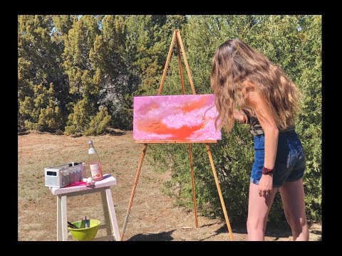 I painted like bob ross