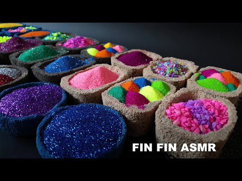 ✨ASMR : Colorful Glitter Sand Crumbles #375✨