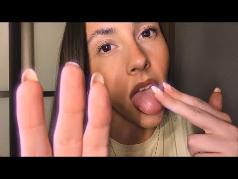 ASMR- Anticipatory spit painting for sleep😴 (slightly chaotic)