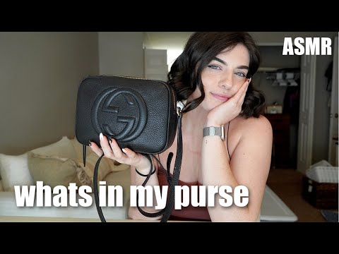 ASMR | what's in my purse, purse tour | ASMRbyJ