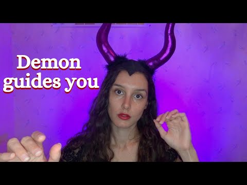 ASMR EN: Demon guides you with positive affirmations (soft spoken, confident, whisper, halloween)