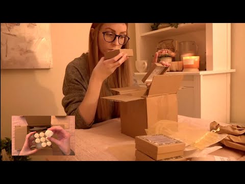 ASMR Wax Melt Unboxing video - POUR LONDON (ETSY) - Soft Spoken to help you drift off to Sleep.