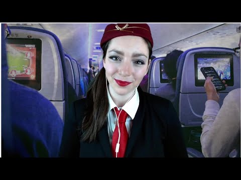 ASMR Flugbegleiterin | Flight Attendant ✈️ (Roleplay) [german/deutsch]