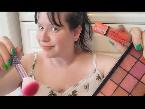 ASMR  Essex Girl does your MAKE UP RP     Funny Sweet friend give you an asmr makeover