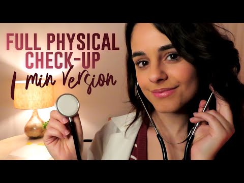ASMR | Physical Exam #shorts Medical roleplay 1 minute