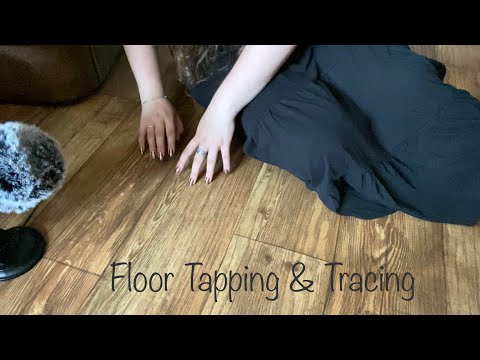 LoFi ASMR Floor Tapping & Tracing | Random Tingly Triggers 🤍