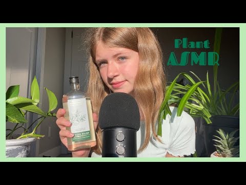 ASMR • 🌿 tapping on plants and plant related items • stress releasing triggers 🌿