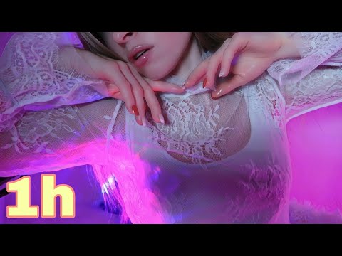 ASMR 1 Hour of Whispering, Intense Layered Sounds, Relaxing Face Touching, Hypnotic Hand Movements