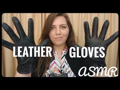 Short Leather Gloves ASMR (No Talking)